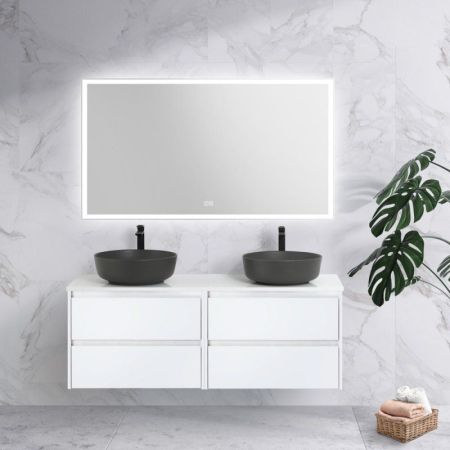 Мебель для ванной комнаты BELBAGNO KRAFT-1400 со столешницей, артикул KRAFT-700-2C-SO-PP