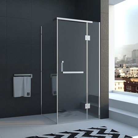 Душевой уголок Rovigo 100x100x195 Прозрачное хром RV15-100K-01-19C1, артикул RV15-100K-01-19C1