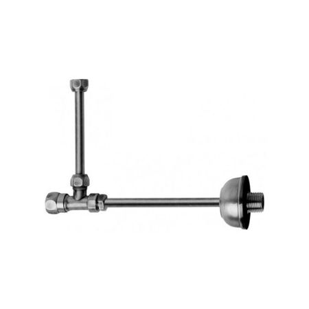 KERASAN Угловой кран для подвода воды к бачку унитаза, цвет хром, артикул 757290