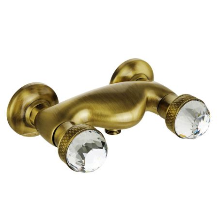 AXO SWAROVSKI Смеситель для душа внешний, выход M1/2", бронза, артикул 18479