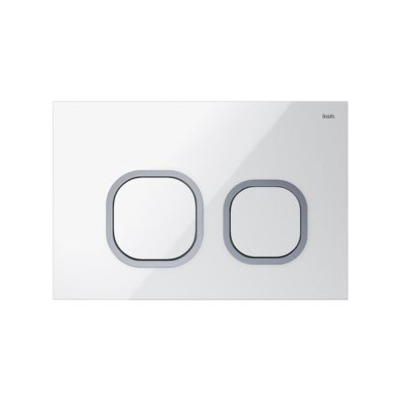 Клавиша смыва IDDIS белая Uniglass 001 (UNG01WCi77), артикул UNG01WCi77