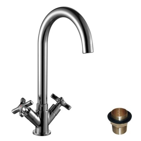 Смеситель для кухни Rossinka RS39-72U Хром, артикул RS39-72U