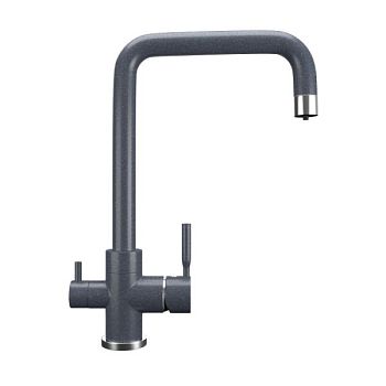 Смеситель для кухни Ulgran U-019-343, антрацит