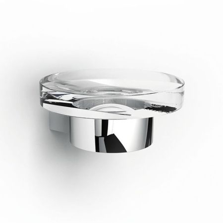 IBB Lapiana Мыльница стеклянная, цвет держателя хром, артикул LN01CCRO/CRO