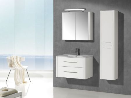 Комплект мебели IBX Asun, 1000 мм, цвет белый глянцевый лак, артикул ASUN1000/BLANCOG