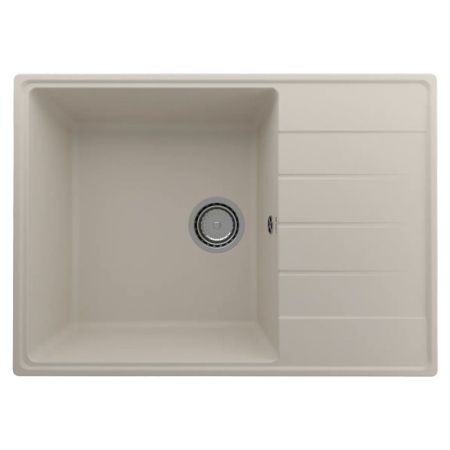 Кухонная мойка Ulgran Quartz Prima 700-02, лен, артикул Prima 700-02
