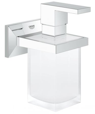 Дозатор жидкого мыла GROHE Allure Brilliant с держателем, хром (40494000)