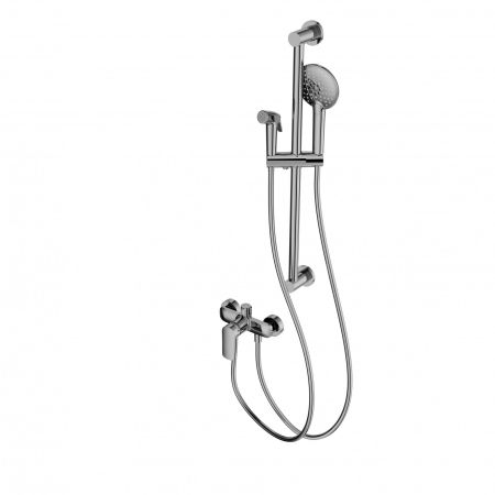 Смеситель для душа с гарнитуром WONZON & WOGHAND, Хром (WW-A4888-CR), артикул WW-A4888-CR