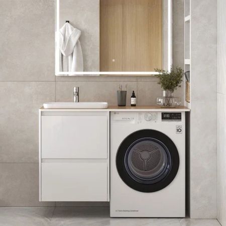 Тумба под раковину подвесная Velvex Klaufs tp.KLA.56.2Y, 55 см, артикул tp.KLA.56.2Y