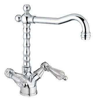 Смеситель для кухни Fiore GIOIELLI (SWAROVSKI®) 08CR0625, хром