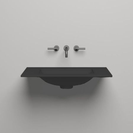 SALINI Столешница 800х500х15 мм, из материалв S-Stone, цвет  матовый RAL 9011, артикул 200121MRF RAL9011