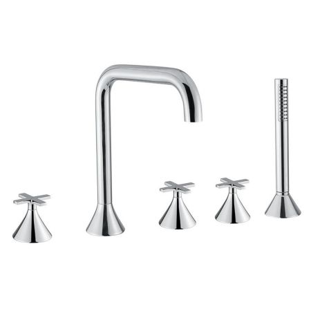 SIRIUS См-ль на борт ванны, на 5 отв., хром, артикул 28171