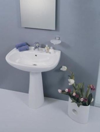 Комплект: раковина Normus 55 см + пьедестал, артикул 9600B003-7650