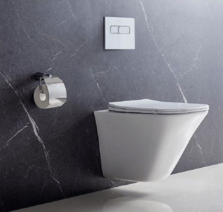 Унитаз BelBagno Marmi BB052CHR подвесной без сиденья, артикул BB052CHR