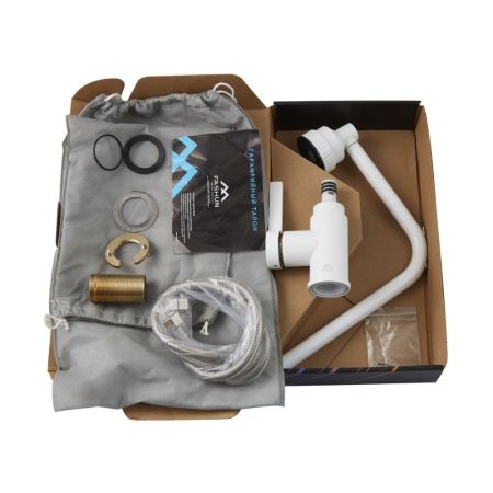 Смеситель для кухни FASHUN A54031-8, белый, артикул A54031-8