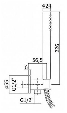 Душевой гарнитур Paffoni Master ZDUP094NO, артикул ZDUP094NO