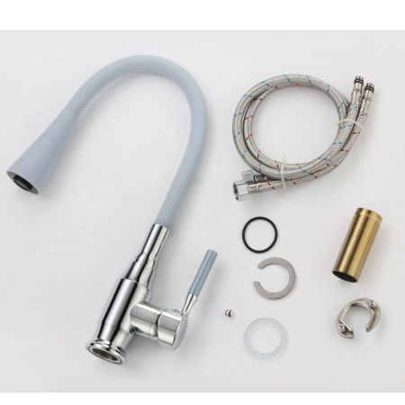 Смеситель для кухни Savol S-2805AM04, хром