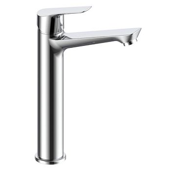 Смеситель для раковины высокий Voda RE25, хром