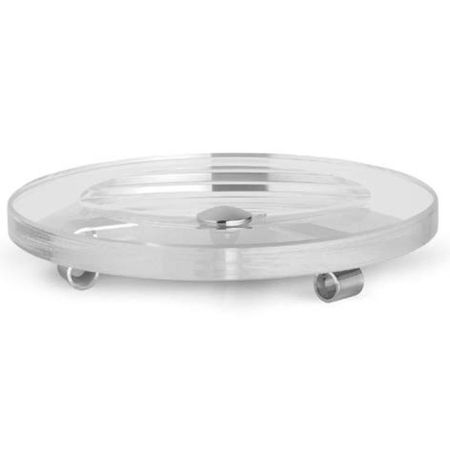 Bertocci Cinquecento Мыльница настольная, цвет: прозрачное стекло/хром, артикул 110 0531 0000