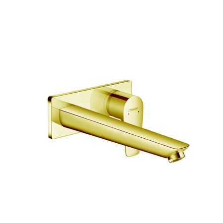 HG Talis E Встраиваемый смеситель для раковины, излив 225мм (внешняя часть), цвет: золото, артикул 71734990