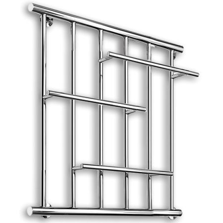 Водяной полотенцесушитель Ника Econ ПМ6 50x70 с полкой Хром, артикул ПМ 6 с пол 50 x 70