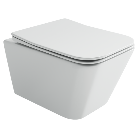Унитаз подвесной Ceramicanova Миро (Miro) торнадо 3.0 сиденье микролифт белый CN11003T, артикул CN11003T
