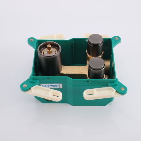 Встраиваемый смеситель для душа VSCV-421GM двухфункциональный, вороненая сталь, артикул VSCV-421GM