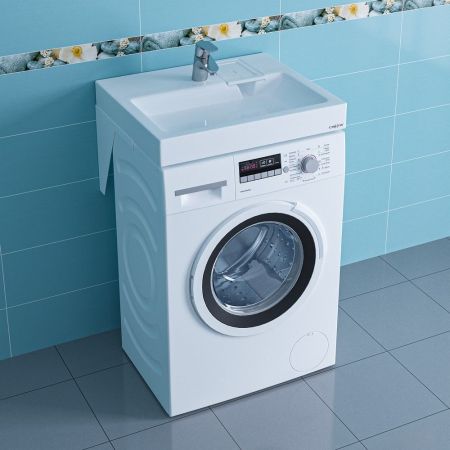 Раковина Санта Лидер 60 x 50 см над стиральной машиной (900102)