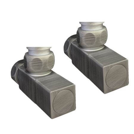 Водяной полотенцесушитель Ника Modern ЛМ 6 100x50 Matt antique silver 15 перекладин, артикул ЛМ-6 100x50 matt antique silver