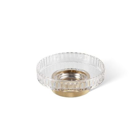 Decor Walther Club STS Мыльница настольная, граненое стекло, цвет: золото матовое, артикул 0854782