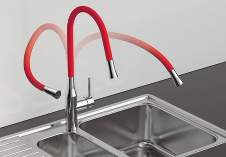 Смеситель для кухни, OMOIKIRI, Yatomi, тип открывания воды-однорычажный, тип регулирования воды-керамический картридж, монтаж-на раковину/столешницу, отверстия для монтажа-1, высота, мм-475, вынос излива, мм-285, тип излива-поворотный, подвижный шланг, ти