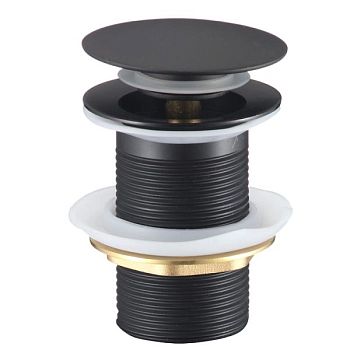 Донный клапан без перелива Savol S-XS002H, черный