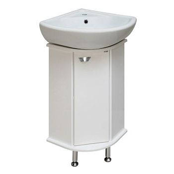 Тумба Runo Браво 40 угловая под умывальник 00000000948 (Элегия) (00000000947)