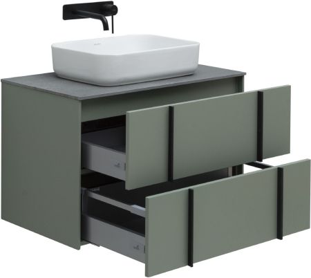 Тумба под раковину Allen Brau Reality 80 1.32005.CGM олива матовый, артикул 1.32005.CGM