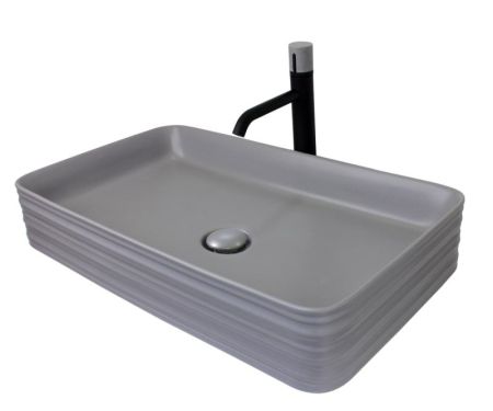 Раковина чаша Bronze de Luxe TREND 1363-MG, серый, артикул 1363-MG