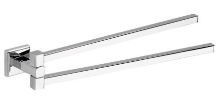 Gedy Colorado, полотенцедержатель двойной поворотный, цвет хром, артикул 6923(13)