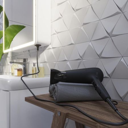 Зеркальный шкаф Dreja Point 60 см, белый, артикул 99.9032