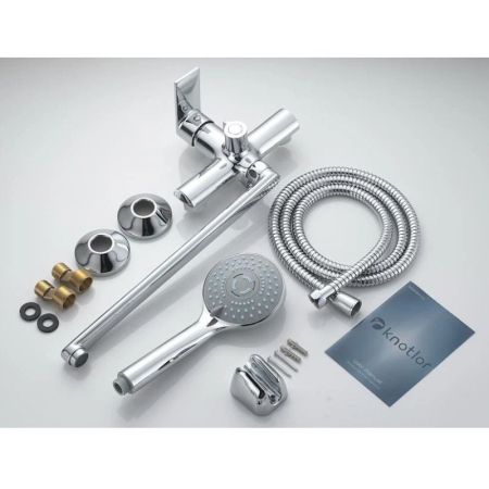 Смеситель для ванны Knotlor KN-33, хром, артикул KN-33