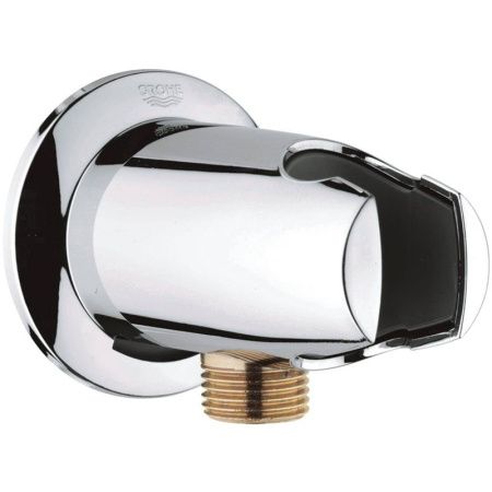 Подключение для душевого шланга GROHE Movario с держателем, хром (28406000)