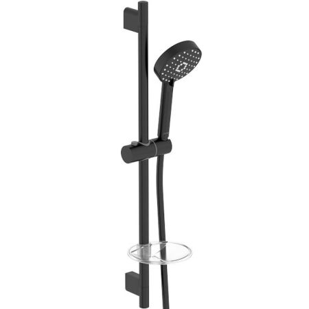 E99898-BL AWAKEN Комплект для душа:штанга, шланг, ручной душ, матовый черный, артикул E99898-BL