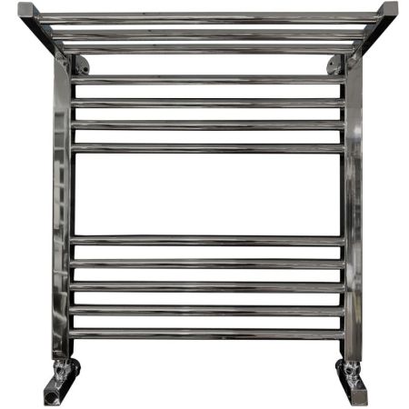 Водяной полотенцесушитель Ника Modern ЛМ 3 60x40 с полкой Хром 12 перекладин