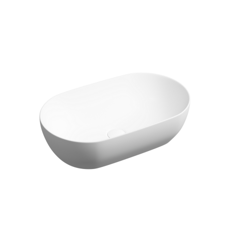 Раковина Ceramicanova Твист (Twist) накладная овальной формы 500x300x140 белый матовый CN12001MW, артикул CN12001MW