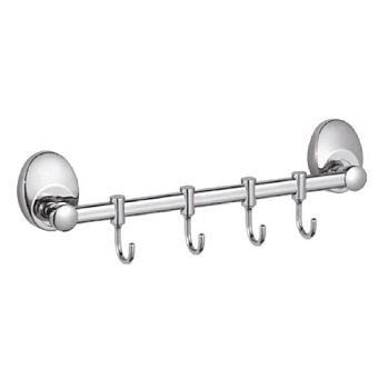 Планка с крючками для полотенец Haiba HB1615-4, хром