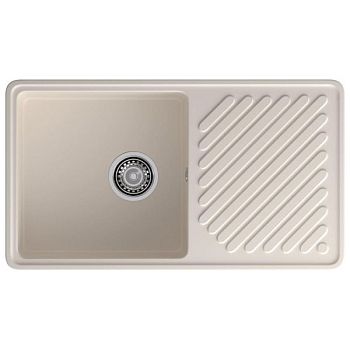 Кухонная мойка GranFest QUARZ 53, белый