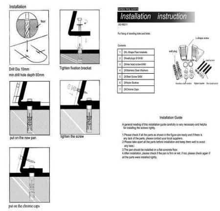 Унитаз напольный CeramaLux 1215A, артикул 