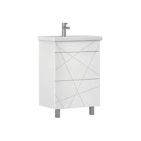 Тумба с раковиной напольная VIGO Geometry tn.GEO.COM.60.2Y, 60 см, артикул tn.GEO.COM.60.2Y-com