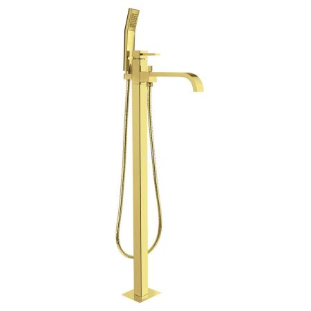 INSIDE Смеситель для ванны моноком. напольный h103,5 см., золото, артикул 24603