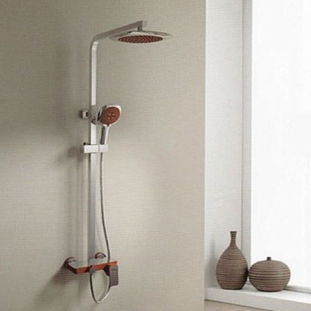 Душевая система D&K Berlin Kunste DA1433713A02 Хром Оранжевый, артикул DA1433713A02