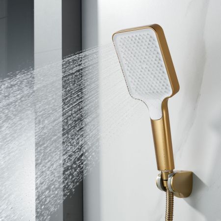 Смеситель для ванны Shevanik S9952G, золотой сатин