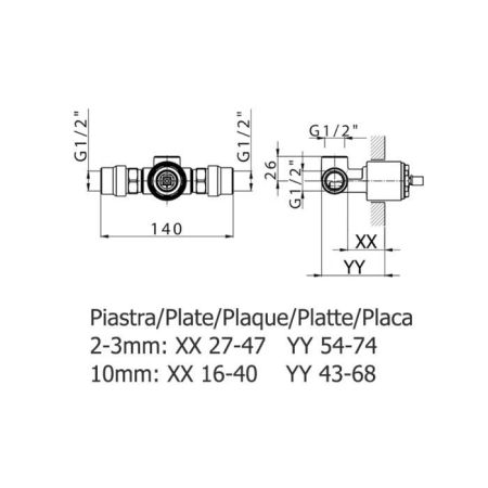 CISAL Встраиваемая часть однорычажного смесителя, с шумоподавлением, артикул ZA00530104